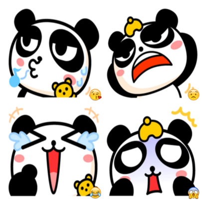 sticker panda